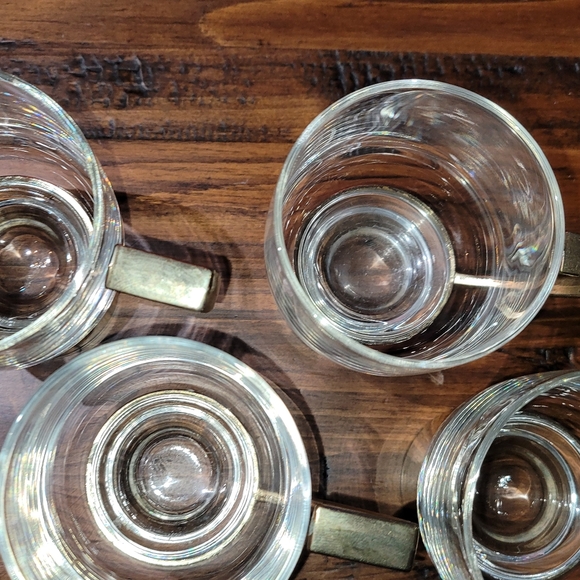 SET OF 4 VINTAGE BRANDY GLASSES. - Picture 6 of 6